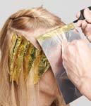 Step 6 (Base Color Between Foils): Apply the Base Formula between the foils to the