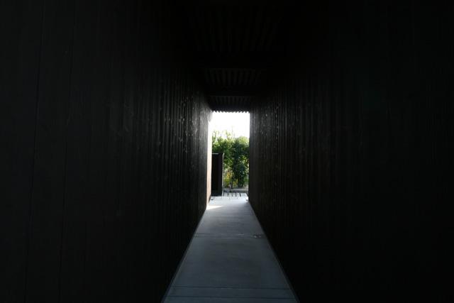 (Image 9) A picture of James Turrell s entrance to the dark room