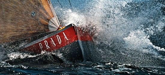 Prada is also four-times sponsor of the Luna Rossa team in the 2000, 2003, 2007 and 2013 America s Cup campaigns, winning the challengers selection series in 2000 and reaching the final in both 2007