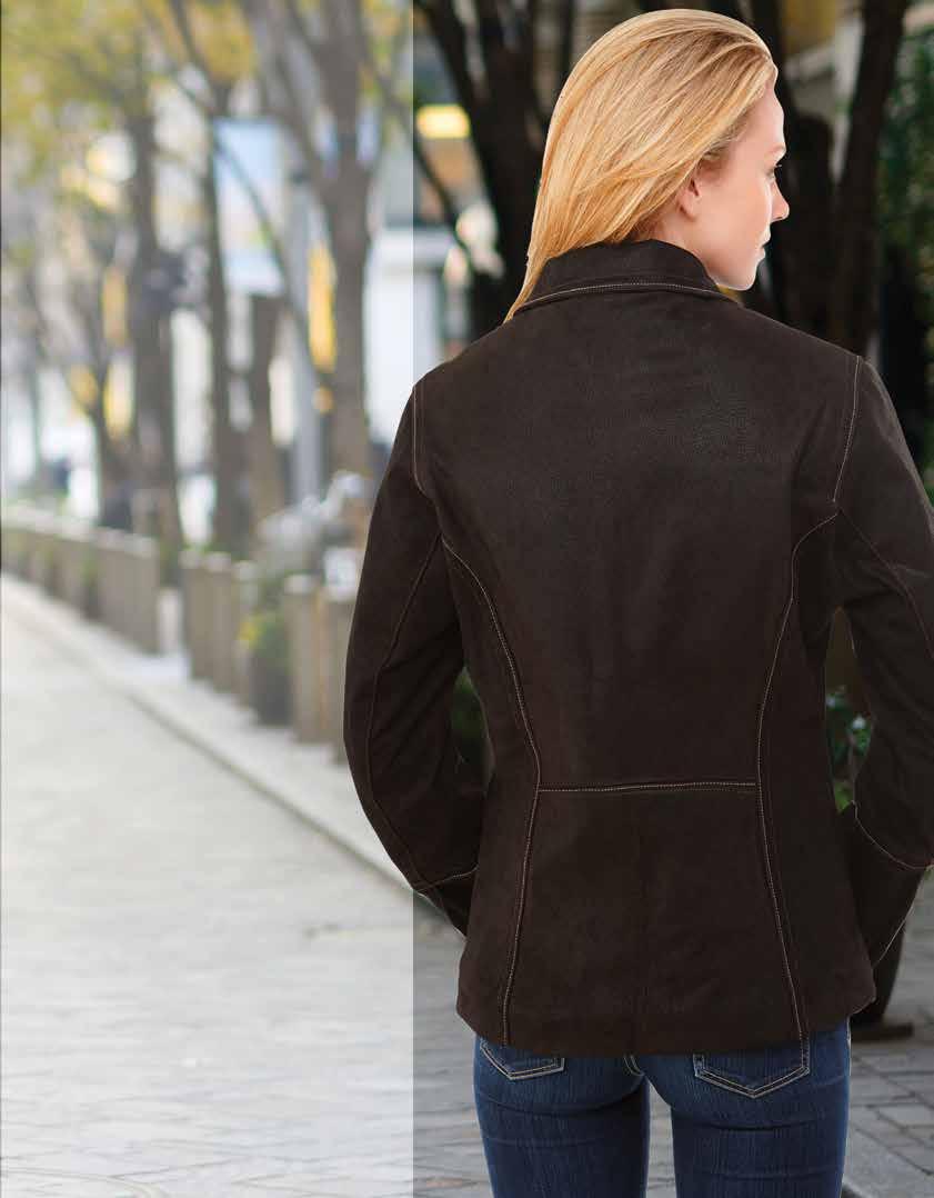 Leather Jacket Fully insulated hip length leather jacket,textured leather jacket with tonal contrast stitch detail.