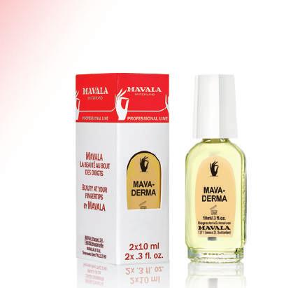 51 2 x 10 ml MAVADERMA Nutritive massage oil for nails. It is principally blood that nourishes nail roots.