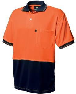 POLO SHIRTS MENS SHORT SLEEVE 2TONE MICROMESH POLO Lightweight, easy care fabric option Quick
