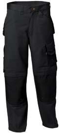 TROUSERS DURABLE CANVAS MENS MID WEIGHT TAPED CANVAS CARGO TROUSER Flat front cargo canvas pant Single