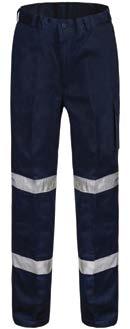 DRILL TROUSER WITH BIO MOTION CSR REF TAPE Front angled pockets Cargo