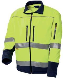 JUMPERS + JACKETS + VESTS VESTS MENS TAPED ZIP FRONT VEST WITH ID POCKET Hi vis taped day/night safety vest with zipper opening Combined