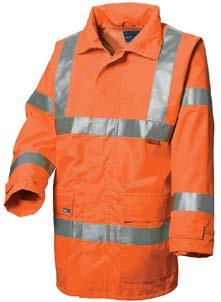 RAINWEAR CHICAGO H TAPED WATERPROOF JACKET Waterproof and breathable jacket 3M Reflective Tape - combined Hoop and H