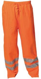 hi vis rain jacket with welded/heat seal seams Storm front with zipper and concealed plastic press stud closure