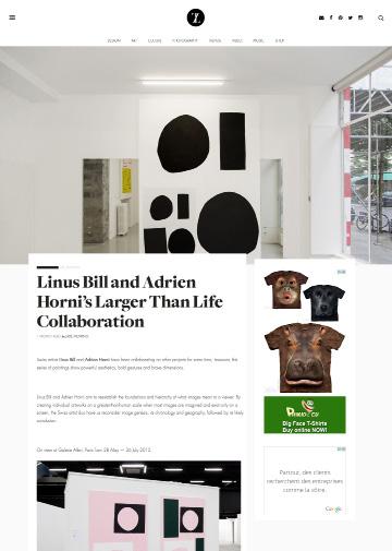 Trendland Linus Bill and Adrien Horni s Larger Than Life Collaboration Text by Jade Moyano