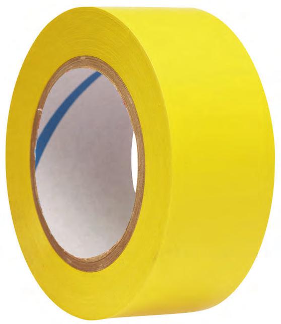 4475 Yellow PVC Tape 48mm x 33m 24 rolls