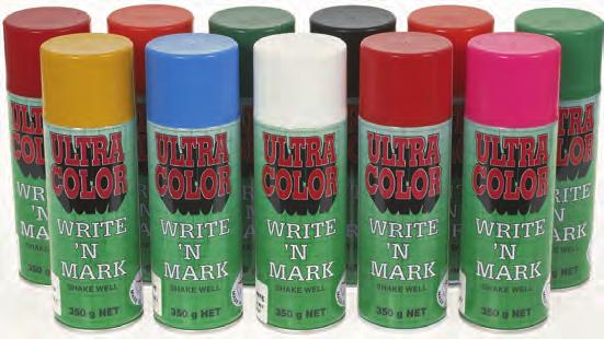 Code Description Ctn/Qty 5519 Spray Paint 350g - White 12 5520 Spray Paint 350g - Fluoro Pink 12 5521 Spray Paint 350g -