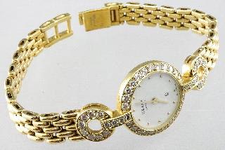 gold wrist  $1,000 - $1,500 Platinum and diamond Elgin ladies wrist  $750 -