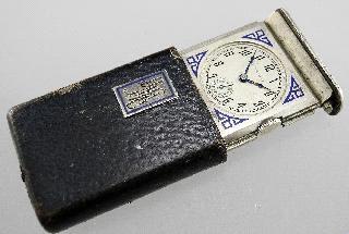 $500 - $700 English hallmarked sterling silver pocket watch.