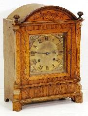 Omega dash mounted car or desk clock. 8 day dark finished clock-new Haven. 31 day regulator wall clock. Gingerbread mantal clock. $30 - $60 Walnut mantle clock, "H