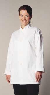 Style 3000 sizes: XS-XL and 2XL-3XL wrap collar jacket Features an updated look with a wrap