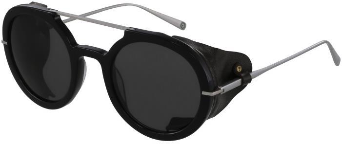VP3201-946 A retro sunglasses with leather side protectors and temples in fine metal, specially designed for "Vespa lovers" who want to protect themselves from the sun, wear a helmet without problems