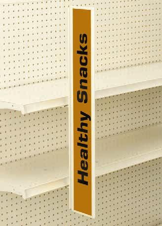 Select SuperGrip styles for the most secure hold on signage.