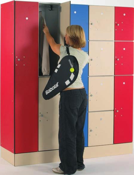 n Leisure centres and schools. Aquarius lockers provide peace of mind: n Will not degrade. n Will not deteriorate after prolonged use. n Feature corrosion resistant materials throughout.