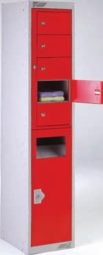 BIOCOTE PROTECTED Designed initially for work wear, these lockers are equally suitable for the controlled issue of safety equipment, consumables or specific materials required for a working day or