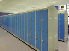 All steel lockers feature BioCote protection as an integral part of the paint finish.