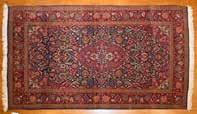 Kazak rug, approx 35 x 8 Caucasus, circa 1910 Est $600-800 844 Antique Ispahan rug, approx 47 x 610 Persia, circa 1910 Est