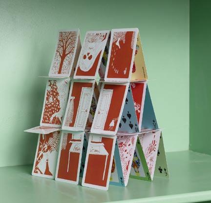 Untitled, 2008, house of playng cards