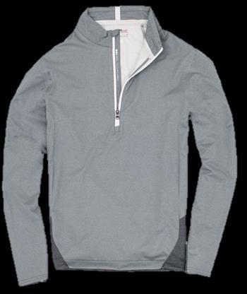 ½ zip; Long-Sleeve; Mock neck; RLX printed on right sleeve & vertical on center back FIT: Active