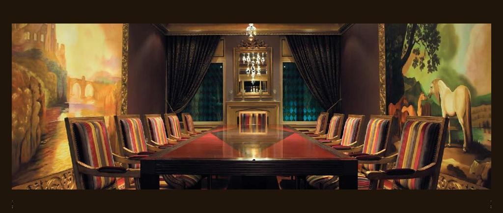 THE COUTURE EXECUTIVE BOARDROOM A mix of modernism with business, our Executive