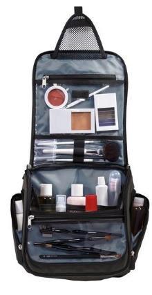 BG700 Port Authority Hanging Toiletry Kit Toothbrush and makeup holders. Two see-through pockets. Side zippered pockets for tall containers.