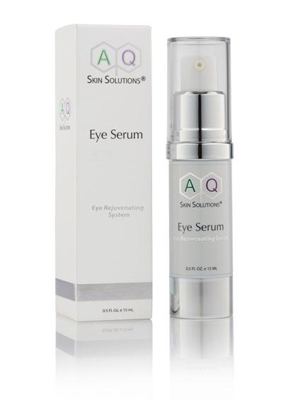EYE SERUM AQ s solution to tired eyes and dark circles.