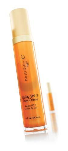 skin care system REality SPF 8, Day Crème Step 5 Day Protects skin against the effects of environmental