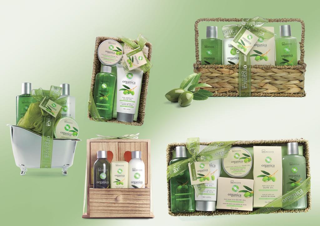 ORGA- NICA 80600 188ml bubble bath + 60ml body scrub + 180ml body lotion + sisal towel 26 x 15 x 9,8 cm EAN 8436025306001 ORGANICA A selection of powerful naturals that care for your skin both now