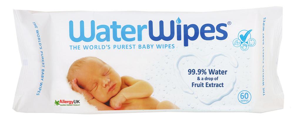Introducing the world s purest baby wipes WaterWipes have been specifically developed to be as mild and pure as cotton wool and water, while offering the convenience of a wipe.