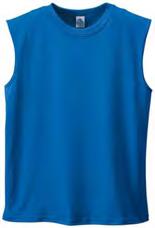 POLY/COTTON ATHLETIC TANK 50% polyester/50% cotton jersey
