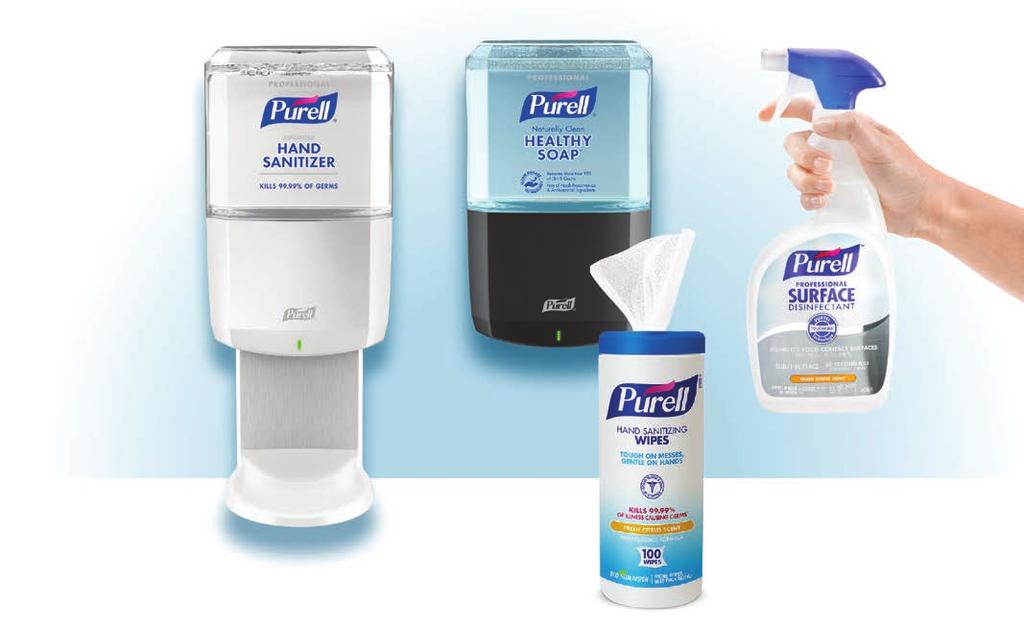 79% of people said that seeing PURELL products left them with a positive overall impression of the facility. 1 That s PURELL PEACE OF MIND. Our products do more than protect people from germs.