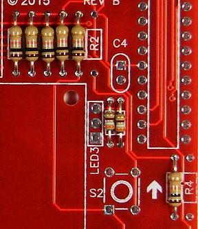 The square pad is a pin 1 indicator and will aid in the board's assembly.