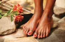 Procedure -1The Basic Pedicure Service Tip More expensive pedicures with luxury touches such as masks, paraffin, and mitts should include exfoliation and massage of the legs.