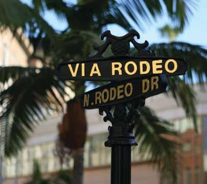 Rodeo Drive Designer Shopping Step out the front doors of Beverly Wilshire and you re at the top of Rodeo Drive, the iconic tree-lined