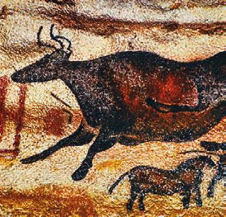 The oldest paintings we know of discovered in 1994 near Valon Pont d Arc in southern France are about 30,000 years old.
