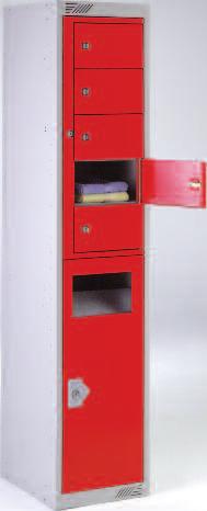 Individual Access Garment issue lockers provide each worker with key access to their secure compartment to collect a freshly laundered issue of clothing.
