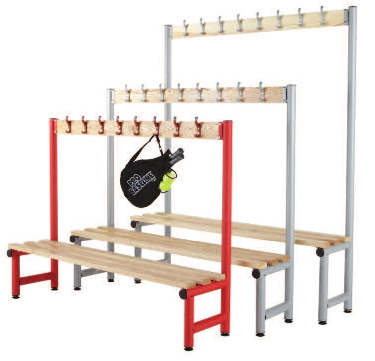 Seating & Benching Hook Bench and Benches are available with 3 seat heights making them the perfect