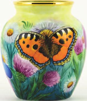 Butterflies Vase feature