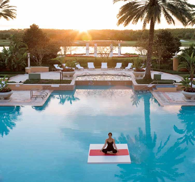 Bordered by Shingle Creek, The Ritz-Carlton Orlando, Grande Lakes envelops you into 500 acres of natural beauty, just a stone s throw from the city.