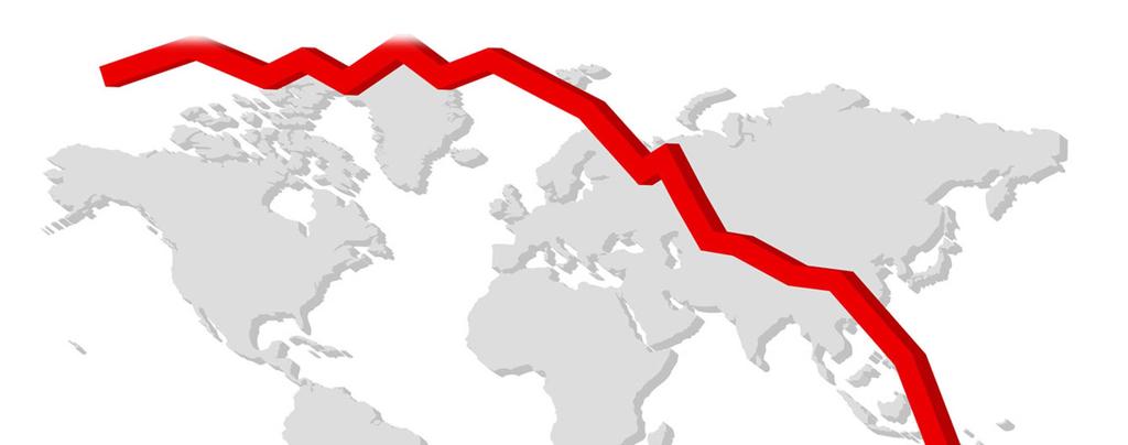 Forecasts for 2012-2013: international level World GDP is estimated to slow down to a mean annual rate of almost 3.
