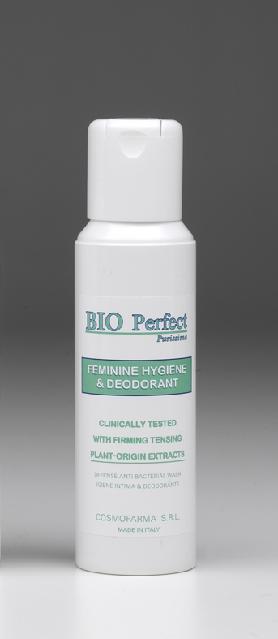 BIO PERFECT FEM. HYGIENE & DEODORANT For any skin and scalp type. The formula contains white thyme oil which is naturally antiseptic, antispasmodic, bactericidal, cicatrisant, stimulant.