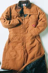 99 Dickies Hooded Duck Jacket 1800-239 Durable 100% cotton 10 oz. duck hooded jacket features a full-zip front with drawstring hood.