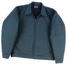 Work Wear Slash Pocket Ike 1820-053 Full-zip front, lined collar with sewn-in