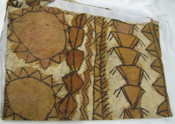 the availability of other cloth. Barkcloth in Scottish museum collections is usually from Erromango or Efate.