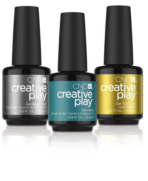 Step-by-Step Guide Gel Polish & Removal 45 MIN CREATIVE PLAY Gel Polish delivers vibrant, ultra-intense color across multiple