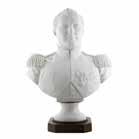 DECORATIONS 1214 1219 1223 1215 Sevres white porcelain bust of Napoleon 19th century; near life-size portrait bust of French emperor,on socle base, impressed M Impe de Sevres, mounted on bronze base,
