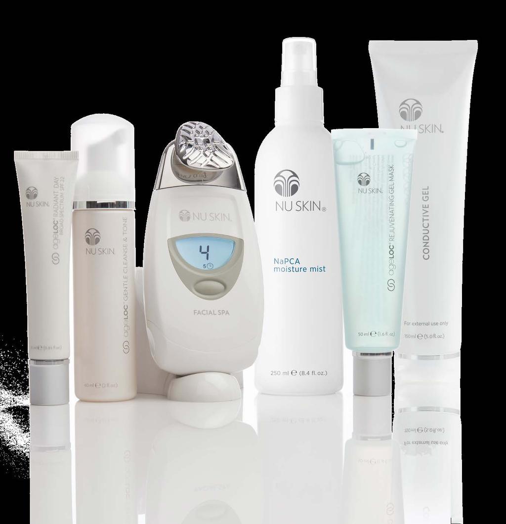 FACIAL SPA PACKAGE Nu Skin has unlocked the secret to a younger looking you with its in-home spa.